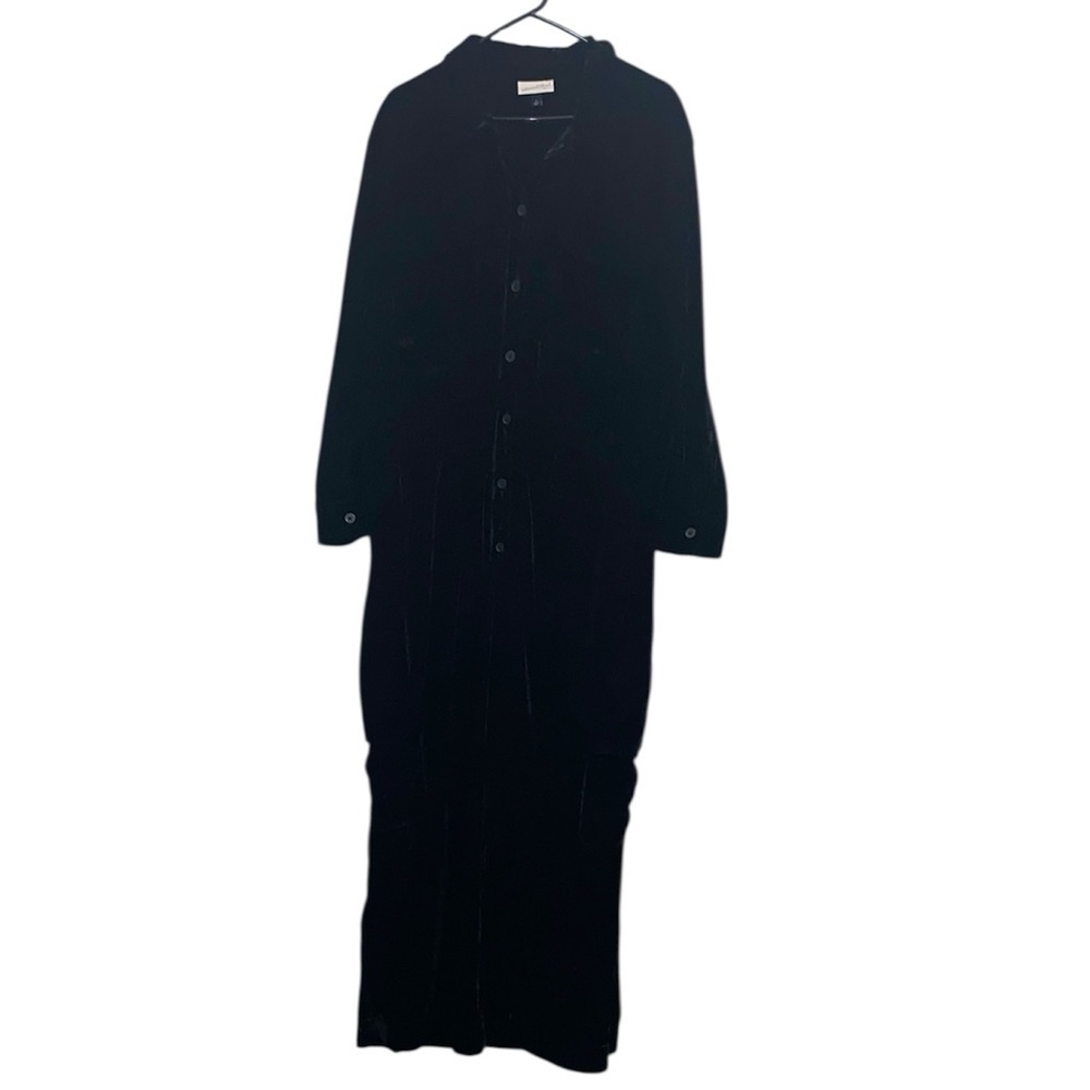 Universal Thread velvet Black Long Sleeve Jumpsuit size 18 - Picture 4 of 13